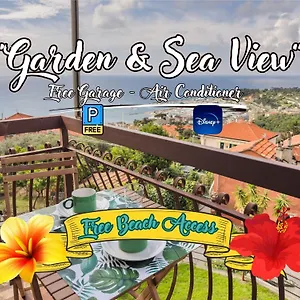 Garden & Sea View - Free Access And Garage - Wifi Appartamento Varazze